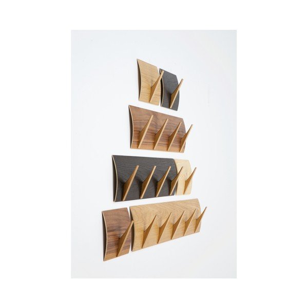 Nástěnný věšák z masivního dřeva Woodman Rack Naki Walnut Large-image-1