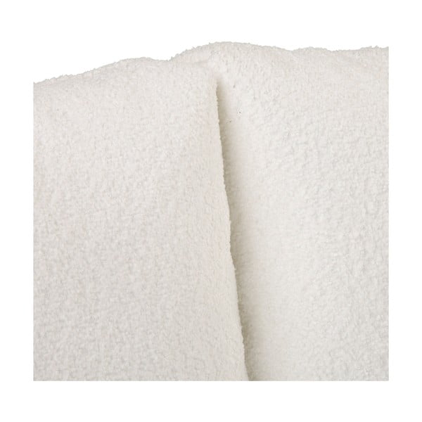 Bílá rohová pohovka z textilie bouclé (pravý roh) Ariella – Ropez-image-1