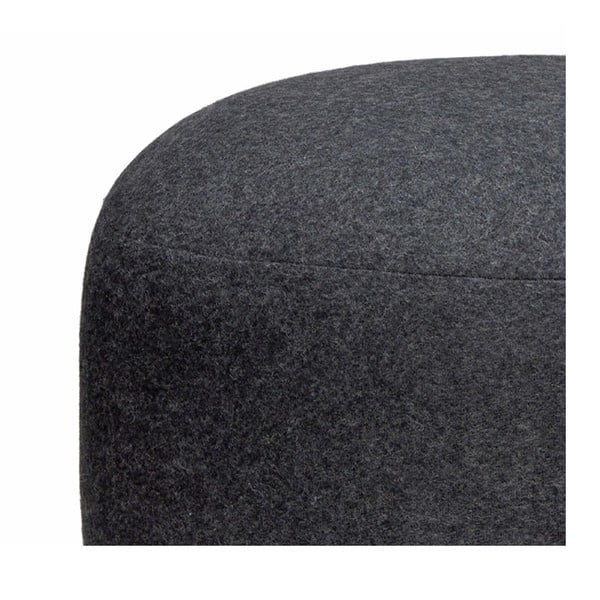 Černý puf Hübsch Gudmund, ø 75 cm-image-2