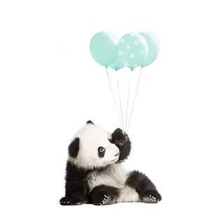 Nástěnná samolepka Dekornik Minty Panda, 55 x 92 cm