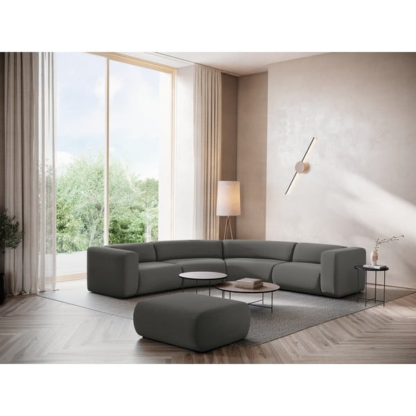 Šedá sametová podnožka Ekahi – Makamii-image-1