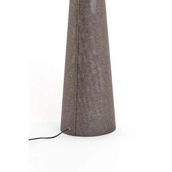 Hnědá stojací lampa s textilním stínidlem (výška 180 cm) Micky – Light & Living-image-4