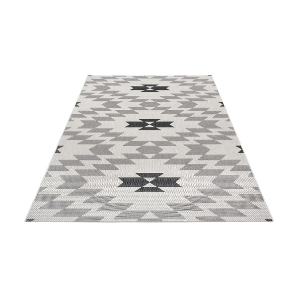 Černo-bílý venkovní koberec Ragami Geo, 160 x 230 cm-image-2
