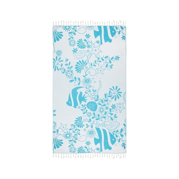 Tyrkysová hammam osuška Kate Louise Helene, 165 x 100 cm-image-2