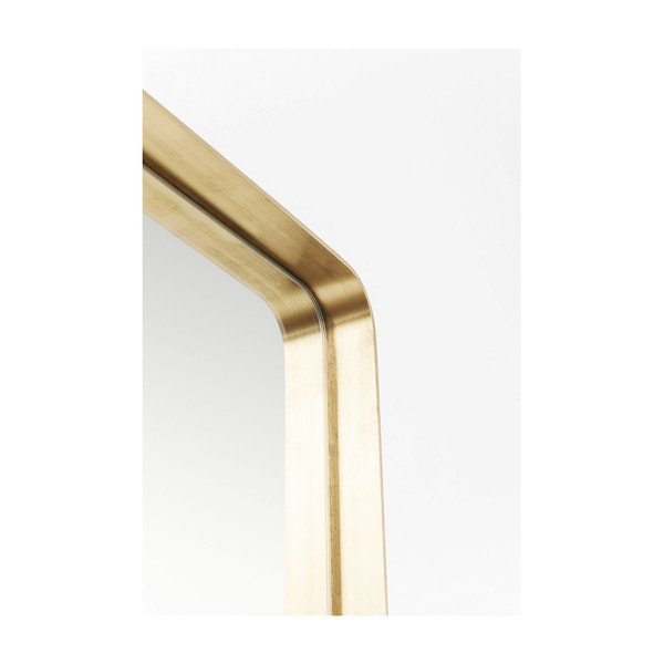 Zrcadlo s rámem v mosazné barvě Kare Design Rectangular, 200 x 70 cm-image-4