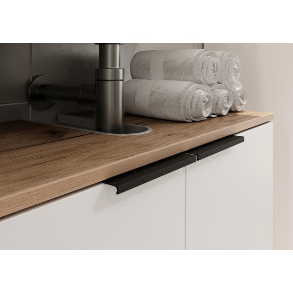 Bílá skříňka pod umyvadlo 60x58 cm Menen – Germania-image-3