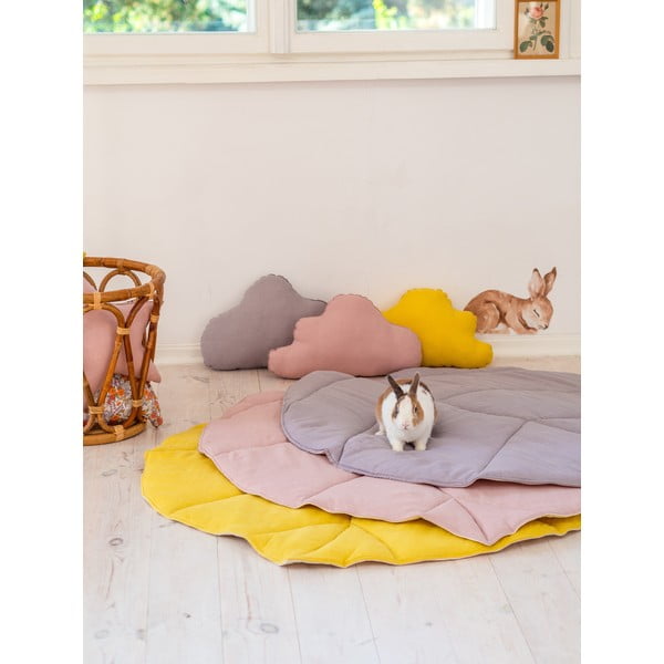 Žlutá dětská hrací deka Honey - Moi Mili-image-3