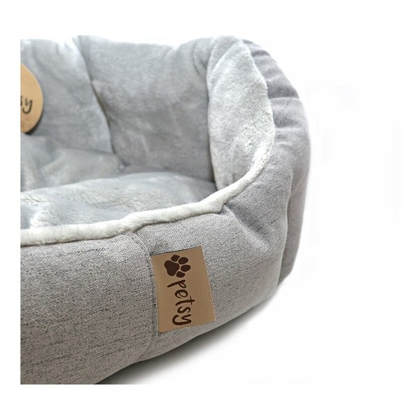 Šedý fleecový pelíšek 65x50 cm Alík - Petsy-image-2