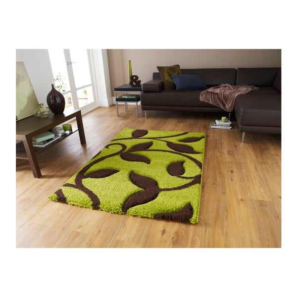 Zelenohnědý koberec Think Rugs Fashion, 120 x 170 cm