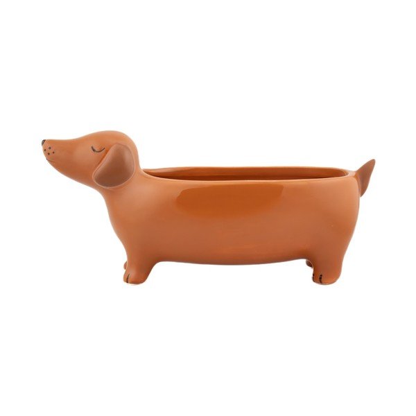 Keramický obal na květináč Sausage Dog – Sass & Belle-image-3