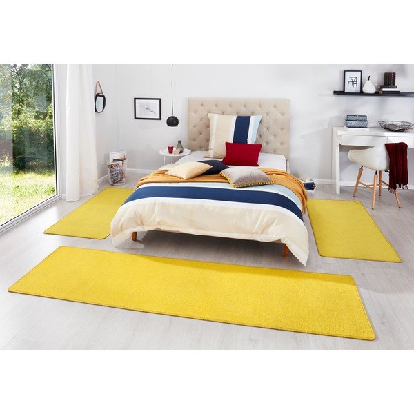 Sada 3 žlutých běhounů Hanse Home Fancy-image-1