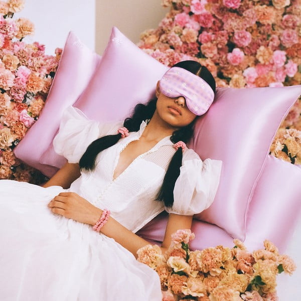 Hedvábný povlak na polštář 51x76 cm Wildflower – slip-image-2