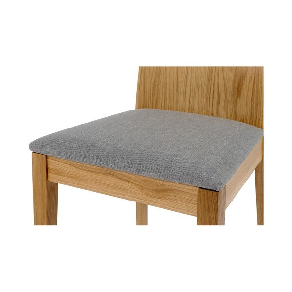 Sada 2 jídelních židlí s podnožím z masivního dubu Woodman Niemi-image-3