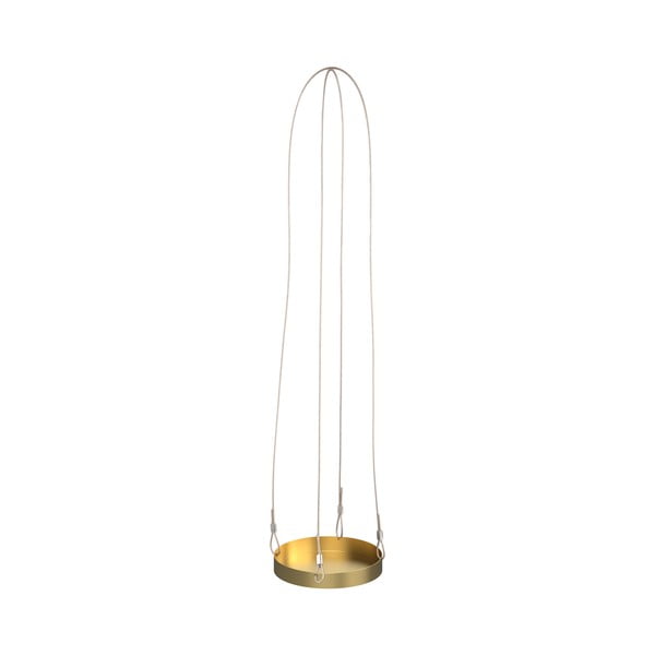 Žlutý závěs na květináč Esschert Design Scandi, ø 14 cm