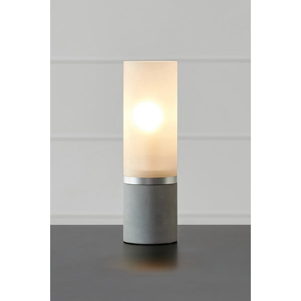 Bílo-šedá betonová stolní lampa (výška 30 cm) Molo – Markslöjd-image-1