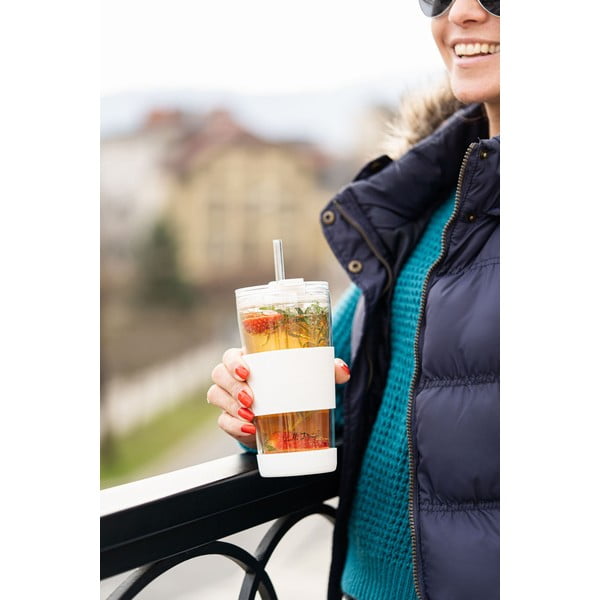 Bílý termo hrnek 600 ml Fuori – Vialli Design-image-4