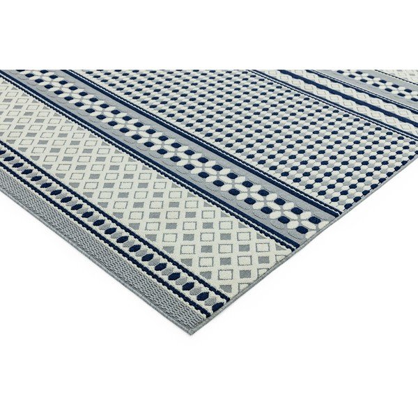 Modro-bílý koberec Asiatic Carpets Antibes Geometric, 160 x 230 cm-image-3