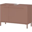 Hnědá matná skříňka pod umyvadlo 80x59 cm Laurino – Germania