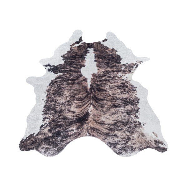 Tmavě hnědá syntetická kůže 100x135 cm Etosha – Ayyildiz Carpets-image-3