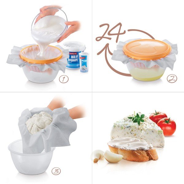 Set na přípravu krémového sýra Della Casa – Tescoma-image-3