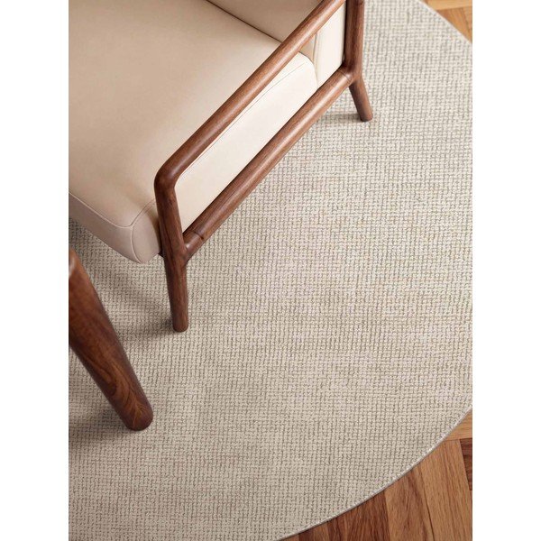Krémový ručně tkaný vlněný kulatý koberec ø 160 cm Greenwich – Ted Baker-image-4