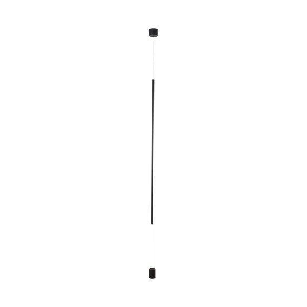 Matně černá hliníková LED stojací lampa (výška 300 cm) Elettra – Nova Luce