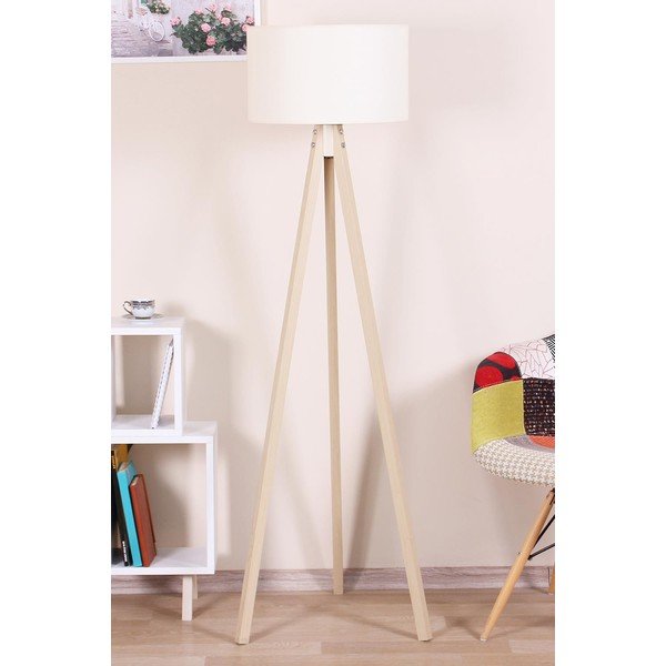 Béžová/v přírodní barvě stojací lampa - Magenta Home-image-1