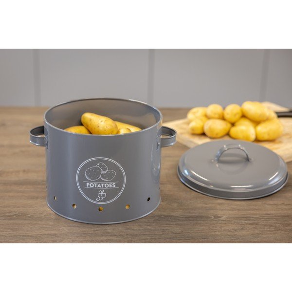 Ocelová dóza na brambory Secret Du Potager – Esschert Design-image-1
