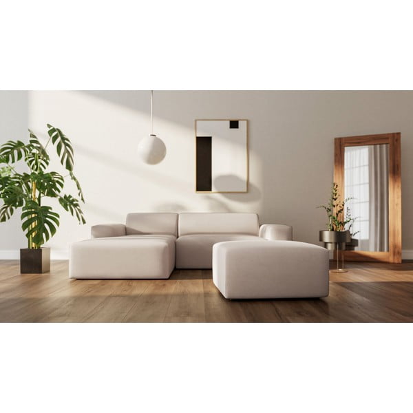 Béžový taburet Fluvio – MESONICA-image-3