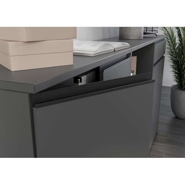 Antracitová skříňka 81x120 cm Bedano – Germania-image-4