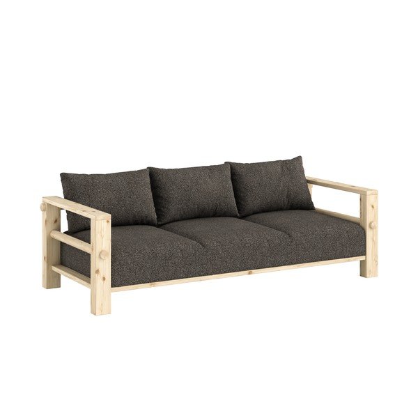 Tmavě šedá pohovka 225 cm Bare – Karup