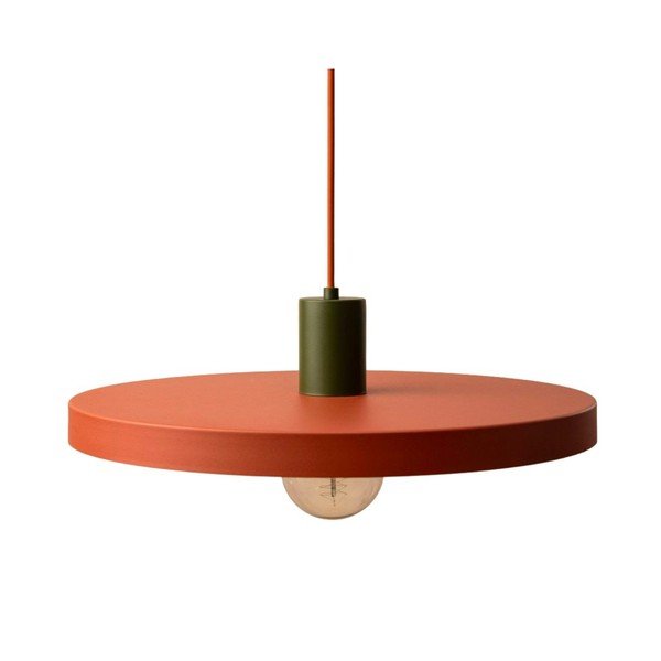 Kovové závěsné svítidlo v cihlové barvě ø 40 cm Ori – Micadoni 