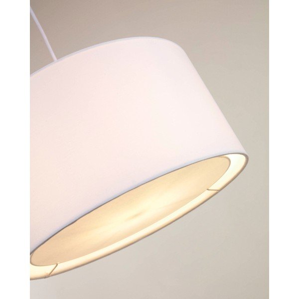 Bílé stínidlo ø 40 cm Santana – Kave Home-image-1