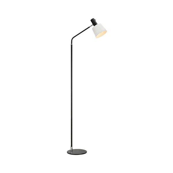 Černo-bílá volně stojící lampa Markslöjd Bodega