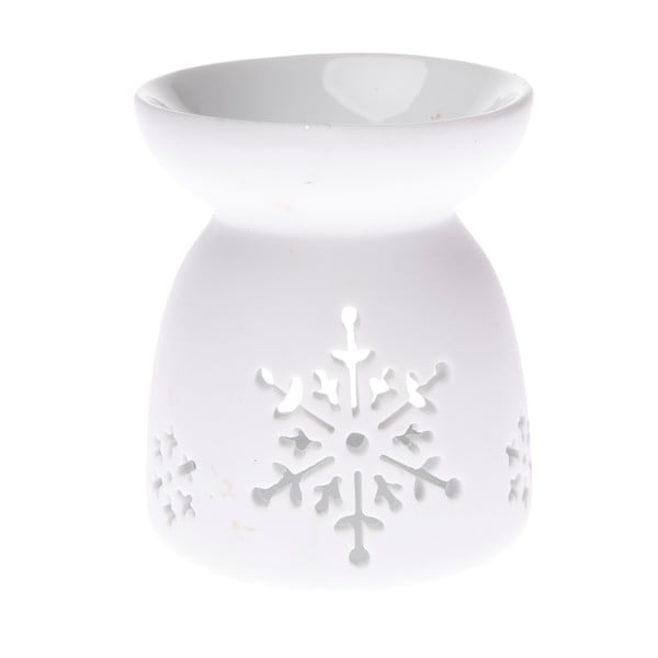 Bílá porcelánová aromalampa Dakls, výška 9 cm