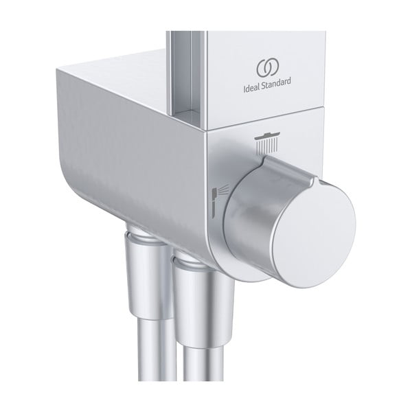 Kovový sprchový set v matně stříbrné barvě 110 cm ALU+ – Ideal Standard-image-2