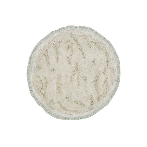 Béžový bavlněný dětský hrací koberec ø120 cm Island – Lorena Canals-image-3