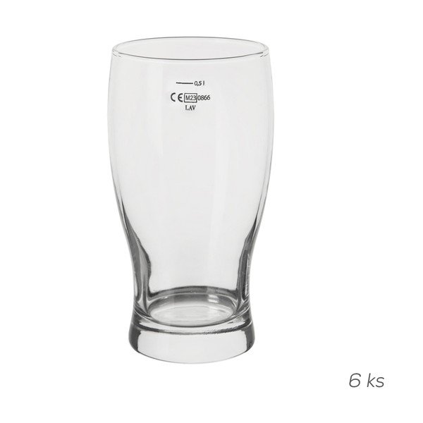 Sklenice v sadě 6 ks 500 ml Belek – Orion-image-2
