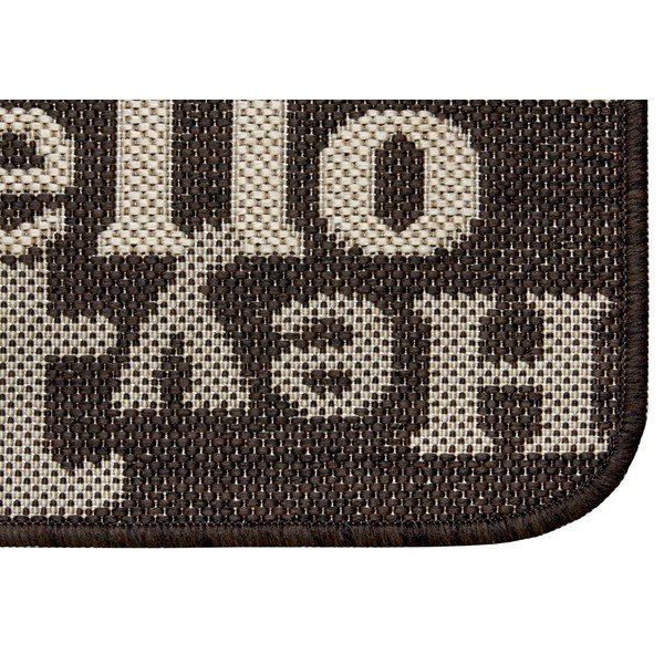 Hnědá rohožka Hanse Home Weave Bonjour, 50 x 80 cm-image-1