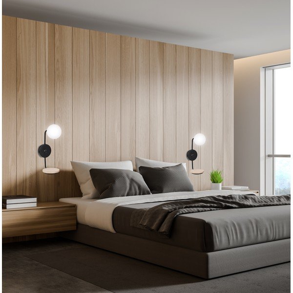 Černé nástěnné svítidlo Ponio – Candellux Lighting-image-1