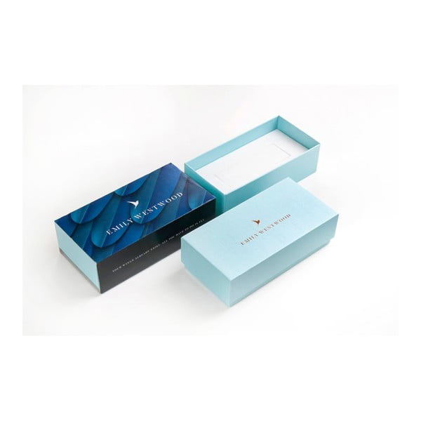 Dámské hodinky s černým páskem z nerezové oceli Emily Westwood Miliya-image-1