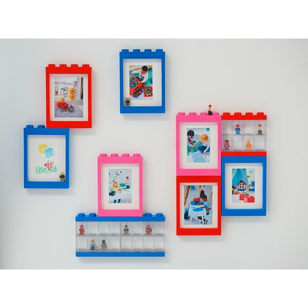 Červený rámeček na fotku LEGO®, 19,3 x 26,8 cm-image-1
