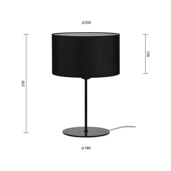 Černá stolní lampa Sotto Luce Doce S, ⌀ 25 cm-image-3