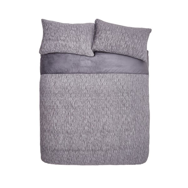 Šedé povlečení na dvoulůžko 200x200 cm Allure Sparkle – Catherine Lansfield-image-2