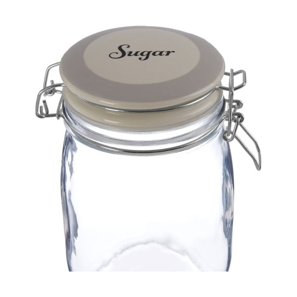 Skleněná dóza na cukr Grocer – Premier Housewares-image-4