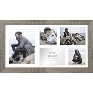 Hnědý rámeček na 5 fotografií Styler Narvik, 51 x 27 cm