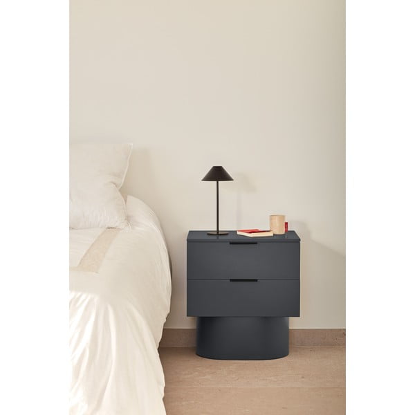 Antracitový noční stolek Totem – Teulat-image-1