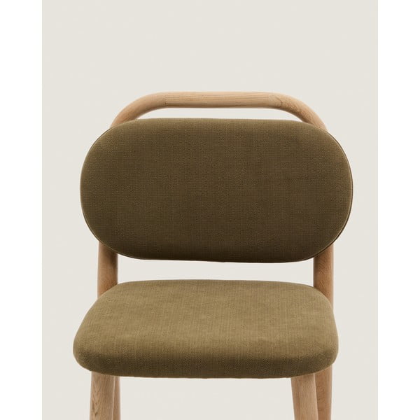Khaki barová židle (výška sedáku 66 cm) Helda – Kave Home-image-1