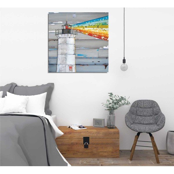Nástěnný obraz na plátně Lighthouse, 45 x 45 cm-image-1