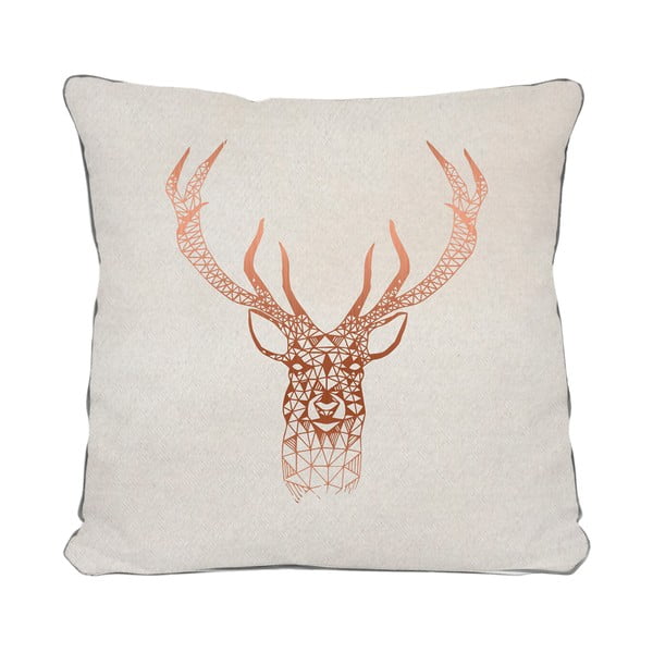 Béžový polštář Really Nice Things Deer, 45 x 45 cm